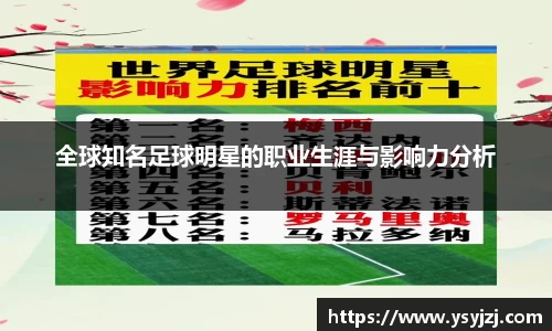 全球知名足球明星的职业生涯与影响力分析